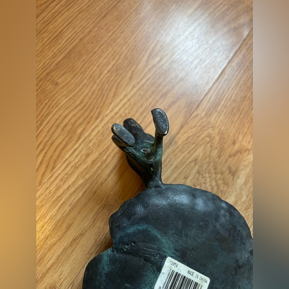 Vintage Brass Frog Planter - Picture 10 of 15